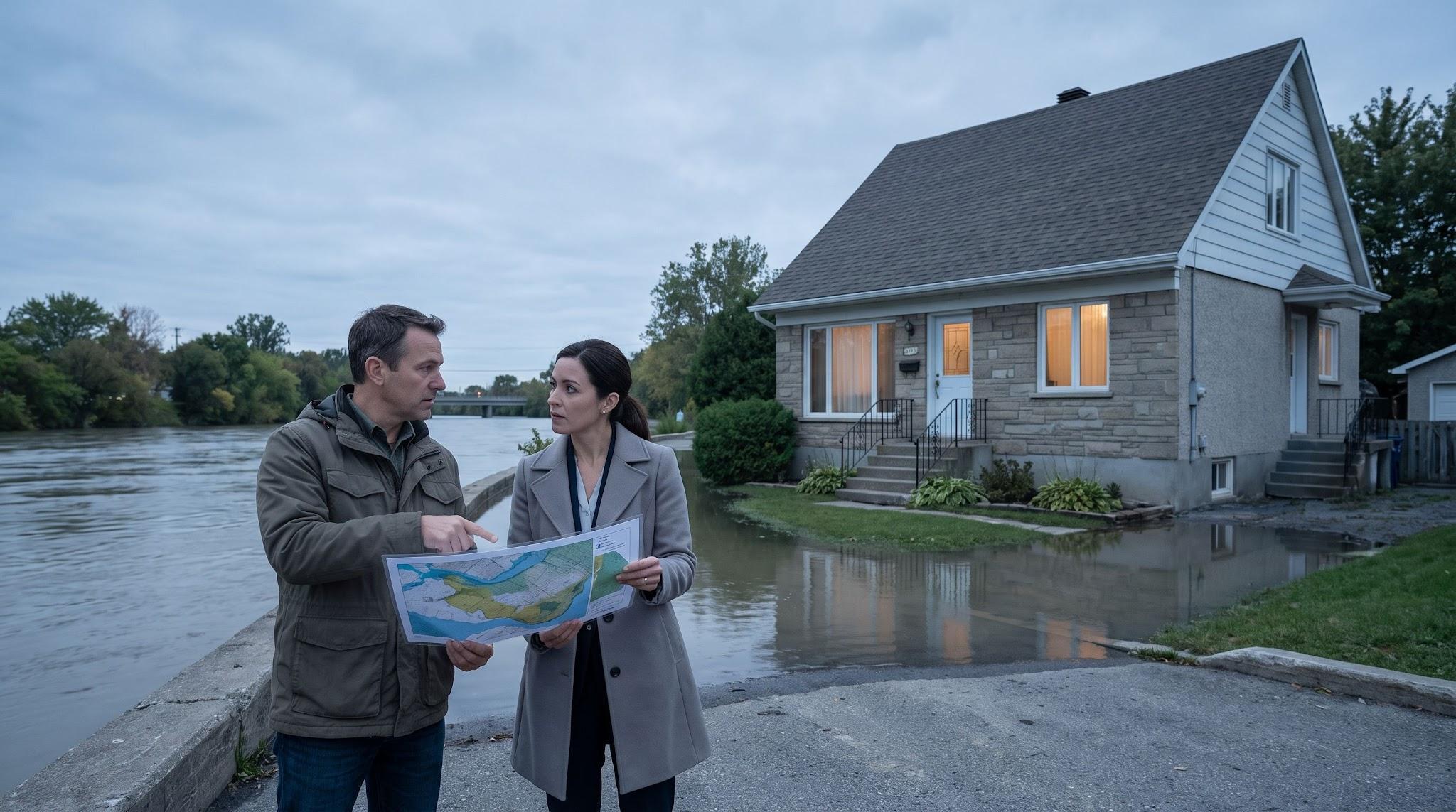 Acheter une maison en zone inondable au Québec : risques, assurance et impact hypothécaire
