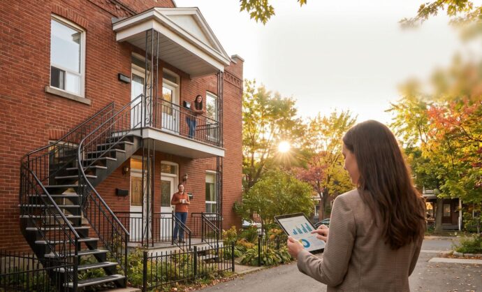 Comment les règles de revenu locatif affectent l’hypothèque d’un duplex à Montréal