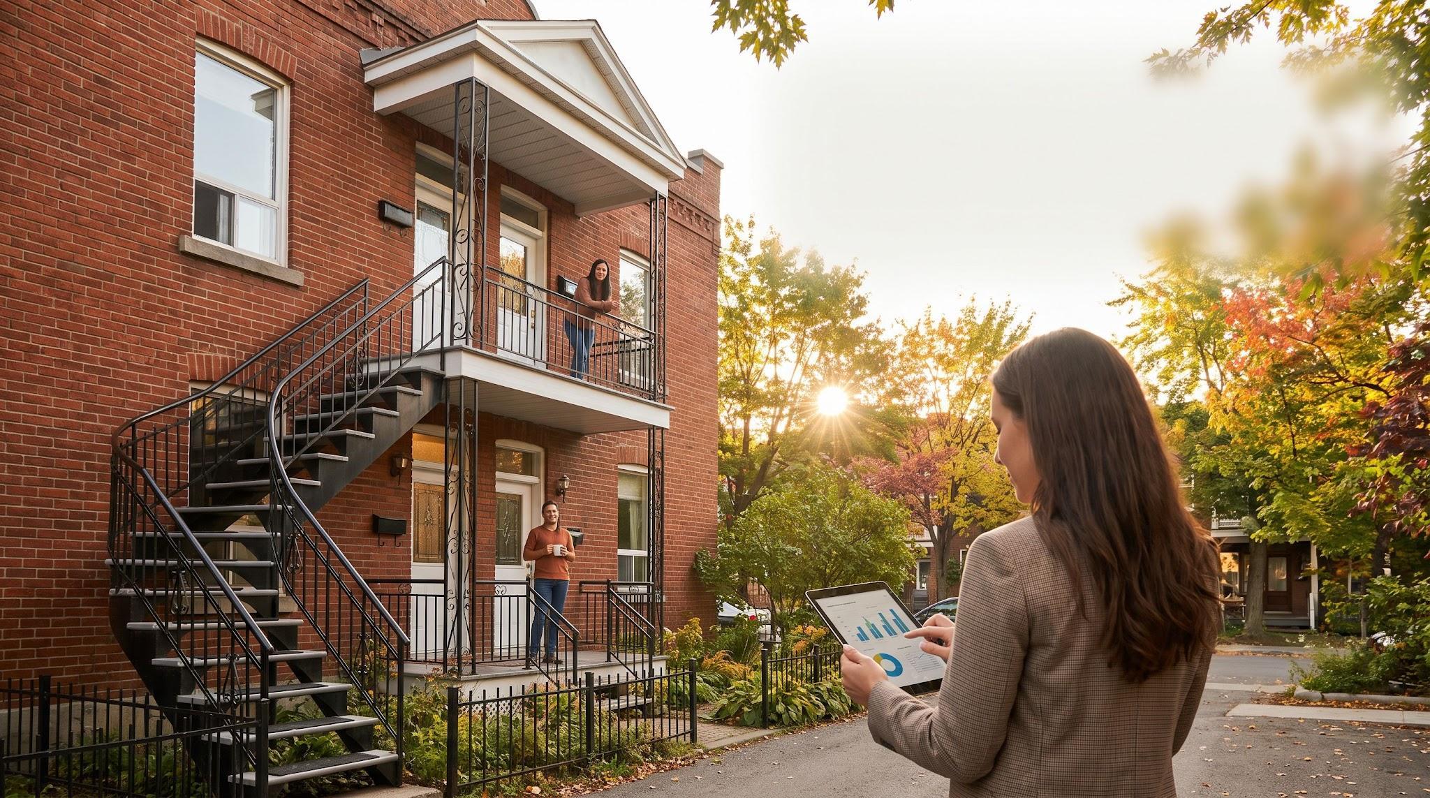 Comment les règles de revenu locatif affectent l’hypothèque d’un duplex à Montréal